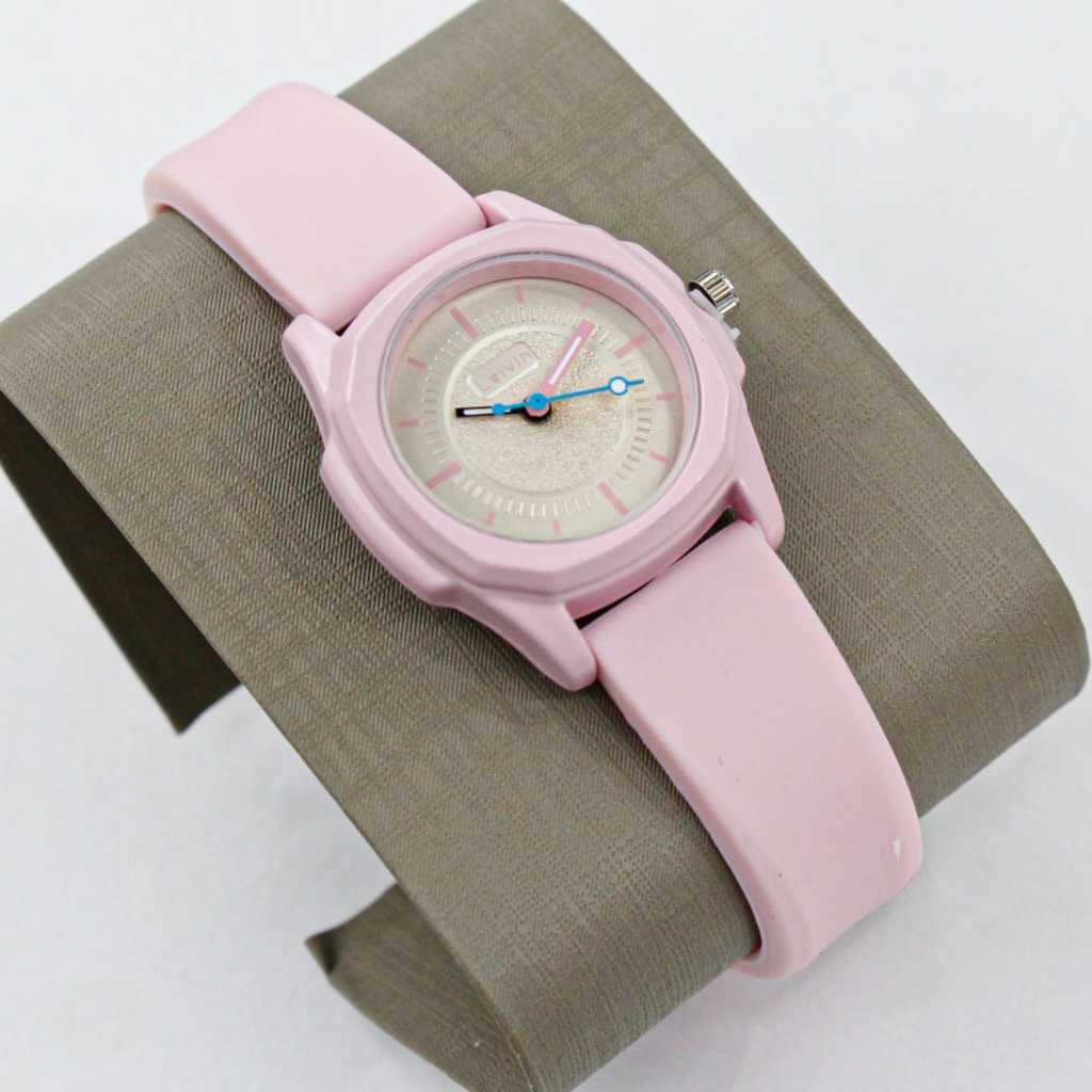 JAM TANGAN WANITA CEWEK LEIVIN LV 2005 JAM TANGAN FASHION ANALOG ORIGINAL TALI RUBBER WARNA