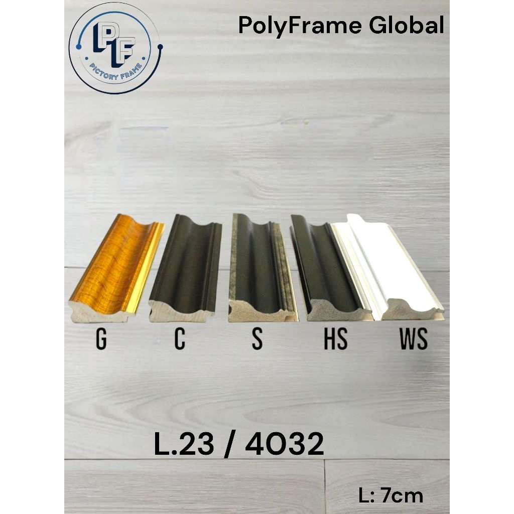 Batangan Bingkai Minimalis L.23/4032 (PolyFrame)