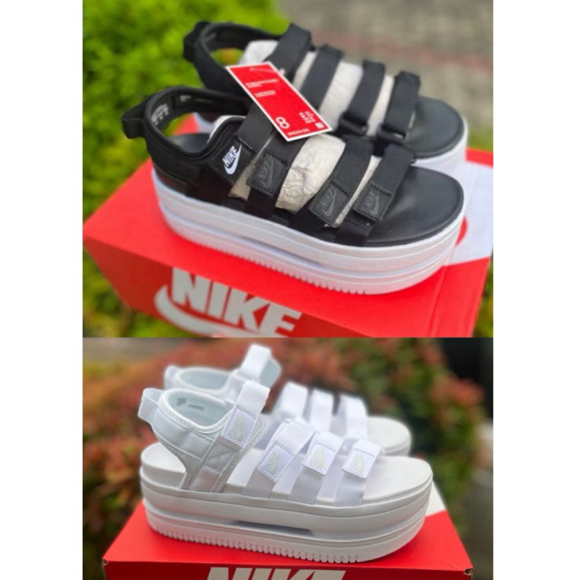 Nike Icon Classic Sandal Black White Size 36.5 38 39