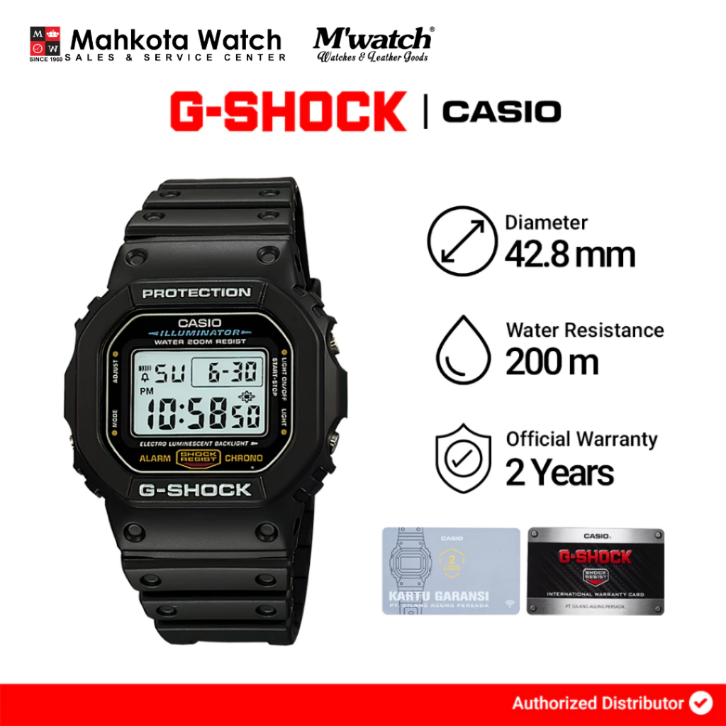 JAM TANGAN PRIA GSHOCK DW-5600E-1VDF-BSK