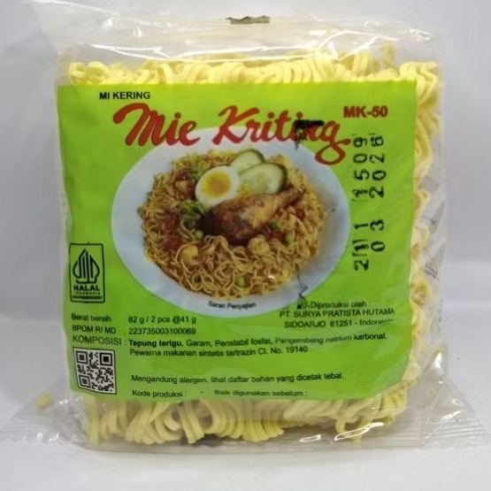 Mie Keriting Mie Kering 82g