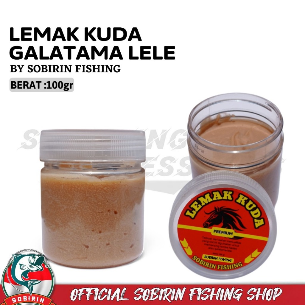 Lemak kuda umpan lele super gacorr - lemak kuda premium sobirin fishing untuk galatama