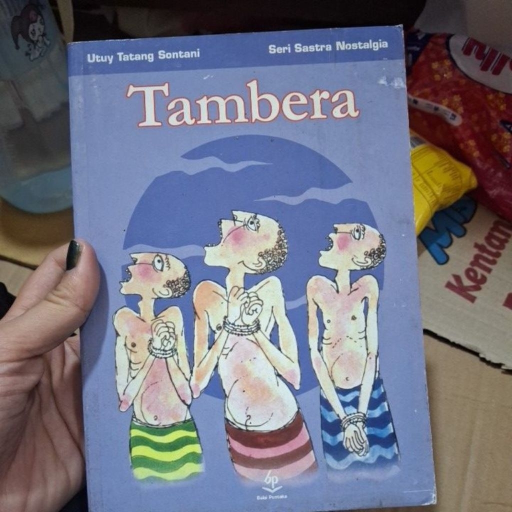 buku novel tambera by utuy tatang sontani seri sastra nostalgia