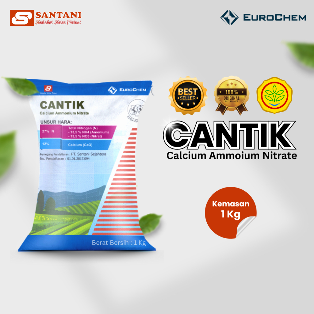 Pupuk Cantik - Pupuk Cantik (Calcium Ammonium Nitrate) - Pupuk Majemuk Berkualitas Tinggi