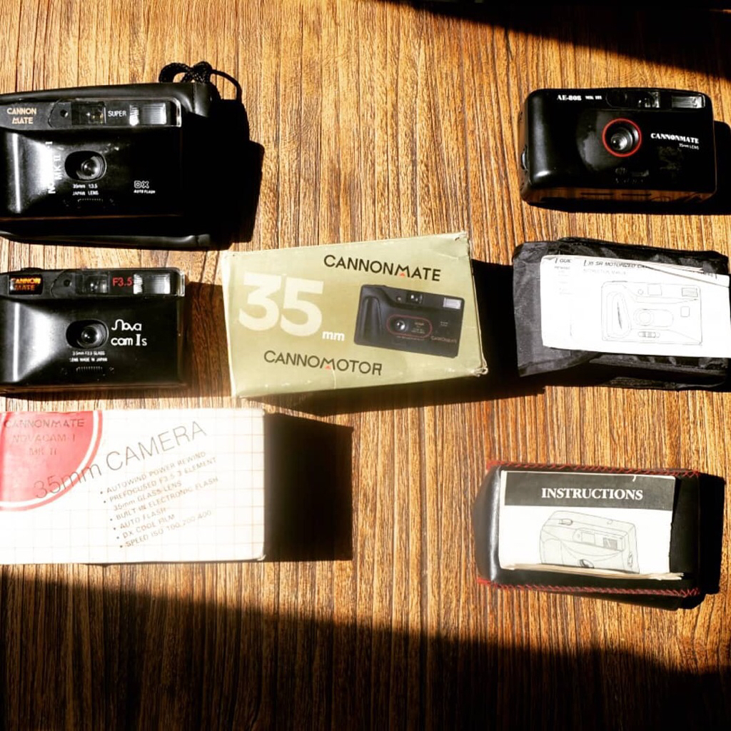 Canon Camera cannonmate  Nos new old stock masih bersih semua , masih film / klise 35 mm kondisi nos