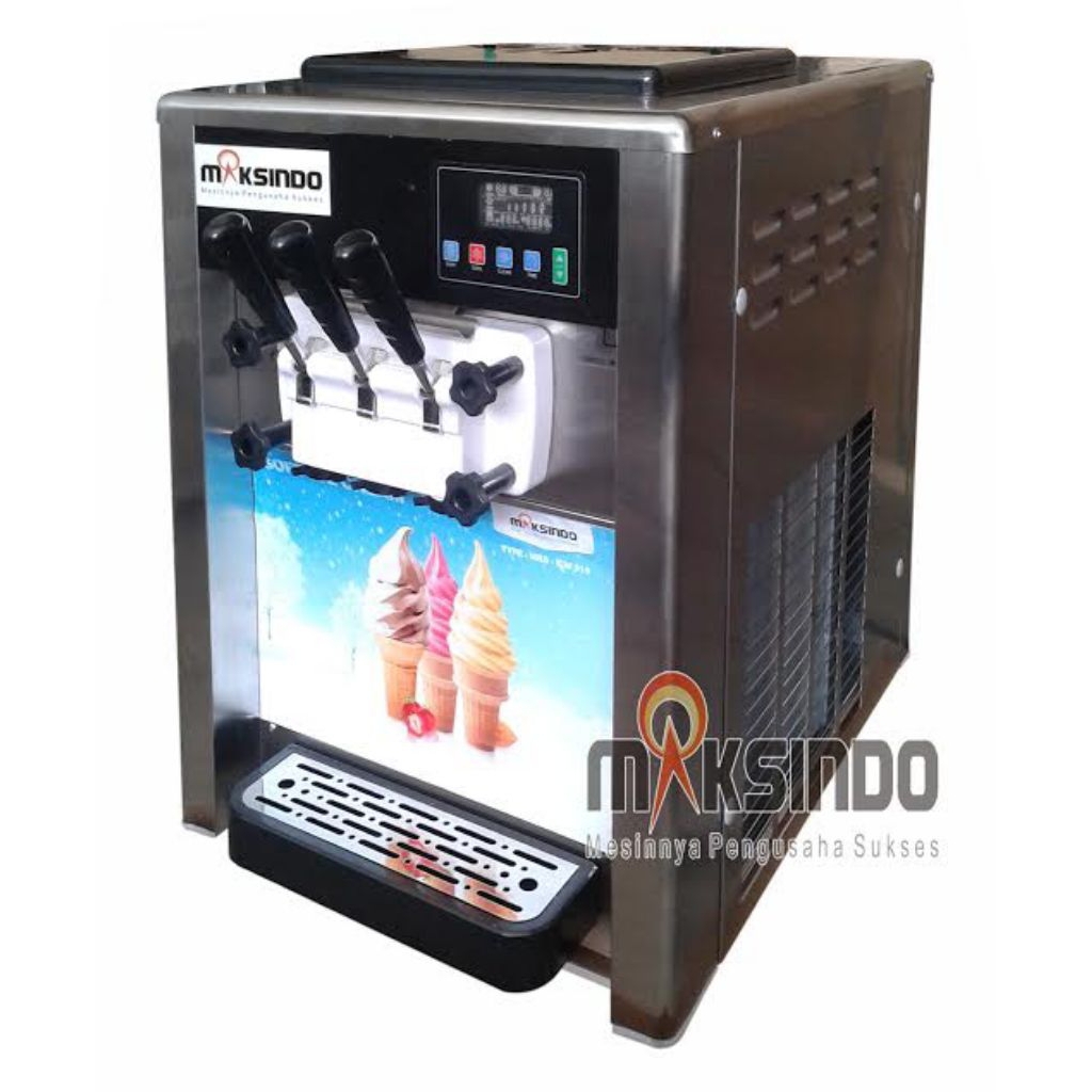 Mesin soft es cream 3 tuas