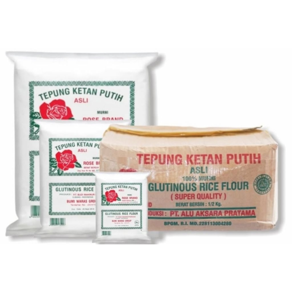 TEPUNG KETAN ROSE BRAND 1 DUS