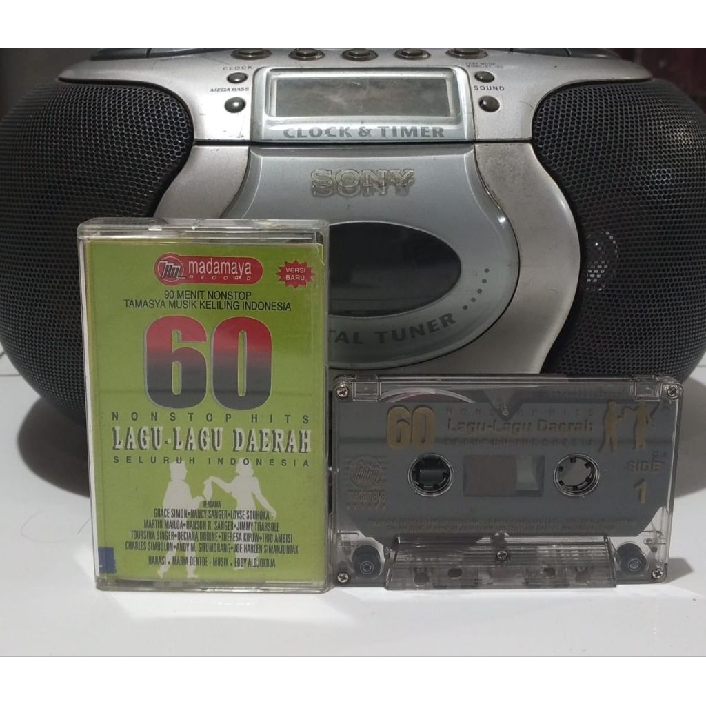 Kaset Pita 60 Nonstop Lagu Lagu Daerah