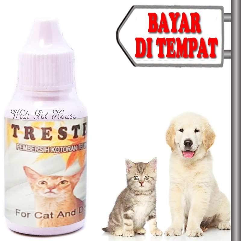 Obat Tetes Telinga Kucing Anjing Pembersih Kotoran Kuping Trestes