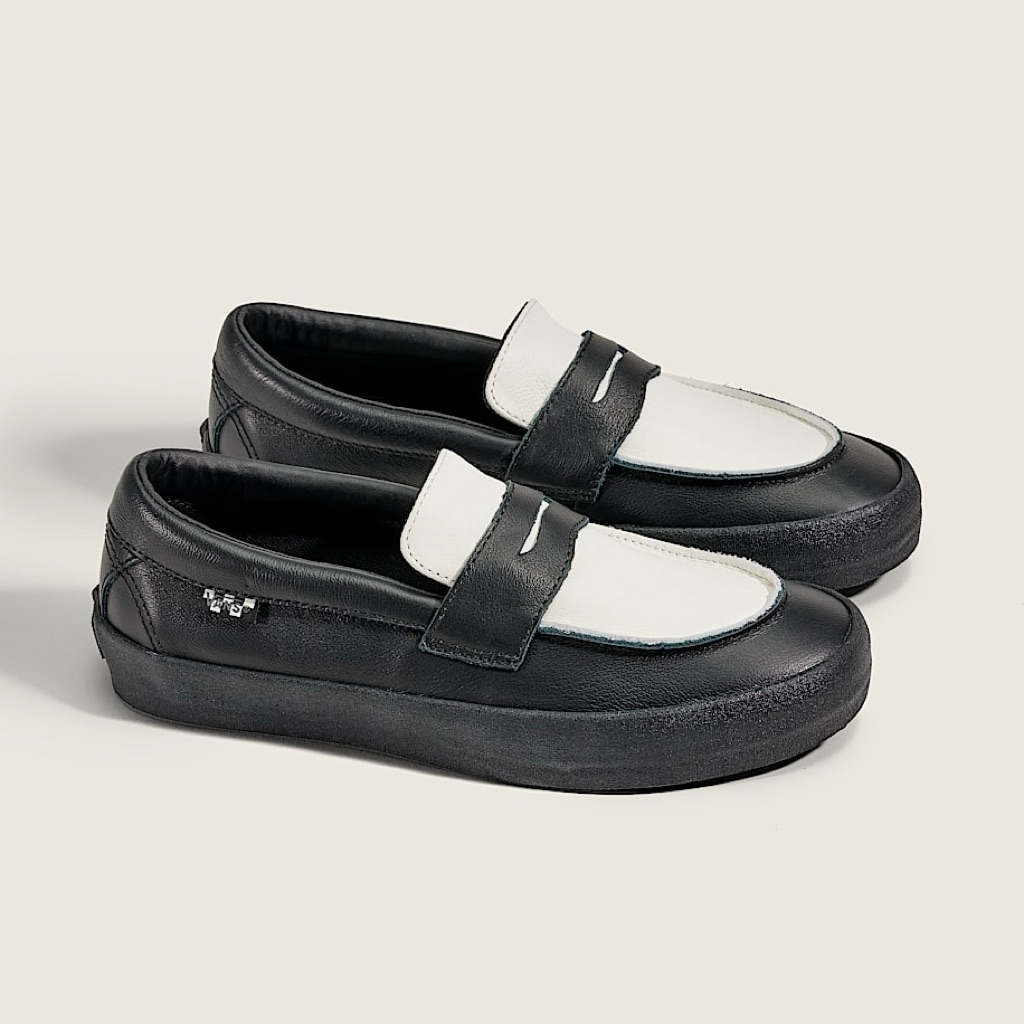 Vans skate loafer black white (Resmi PT NAVYA)