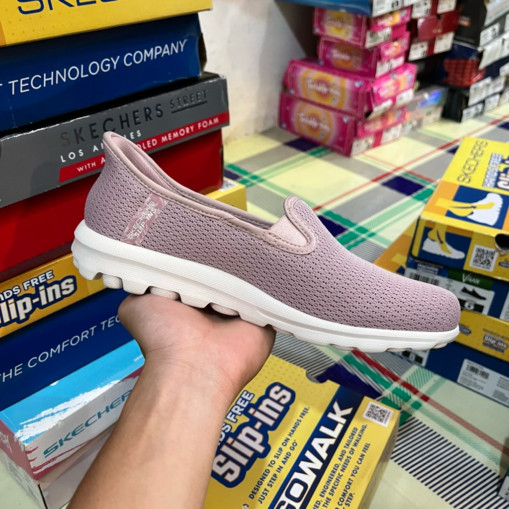 SKECHERS GO WALK TRAVEL KIANA 124770 MAUVE ONLY SIZE 37,5 ORIGINAL BNIB