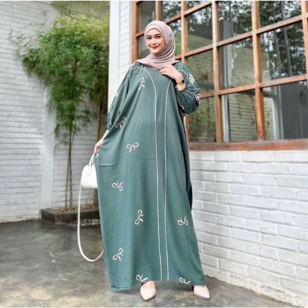 Grosir Kaftan Riyana Kaftan Super Jumbo LD 140cm Daster Lowo Termurah