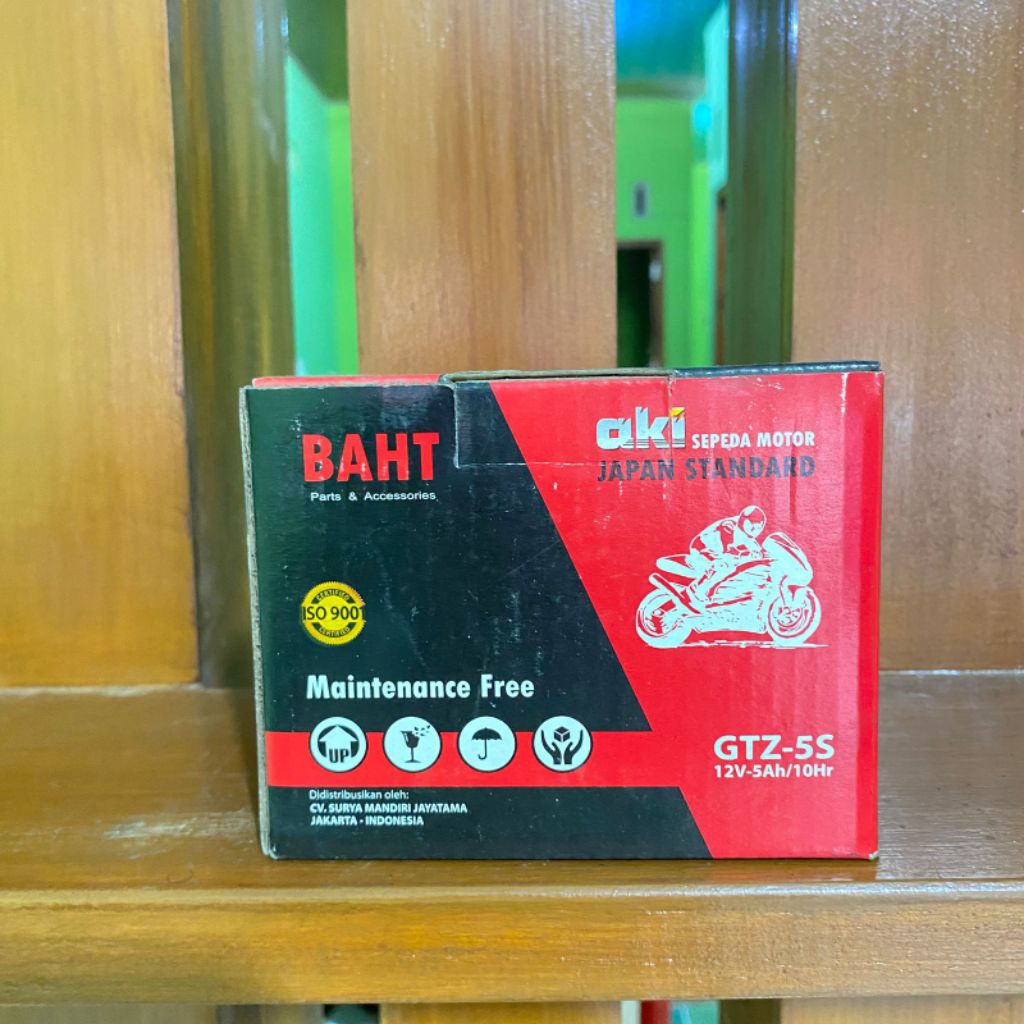 AKI BAHT STANDAR JAPAN GTZ-5S 12V-5AH