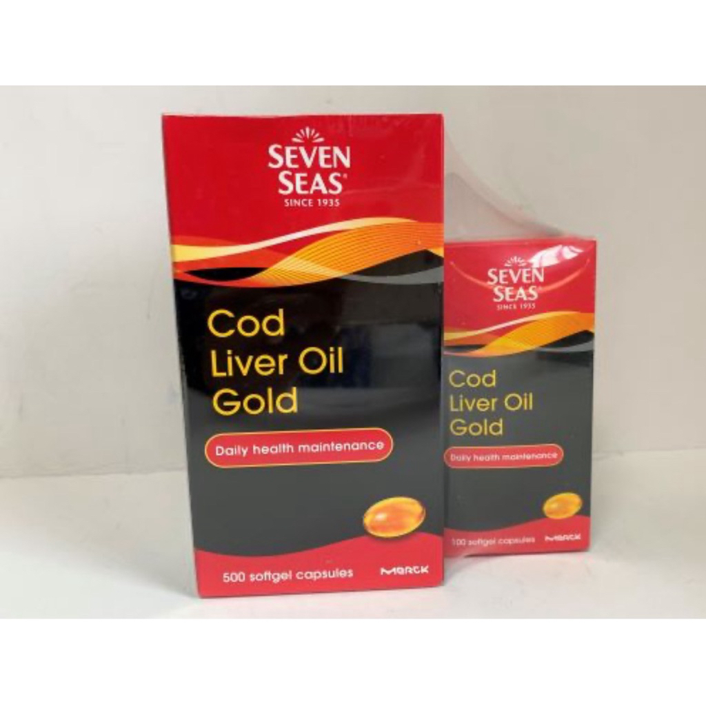 seven seas cod liver oil gold 500+100s
