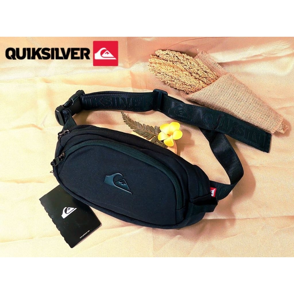 Newww kompek quiksilver original tas pinggang import waistbag pria keren