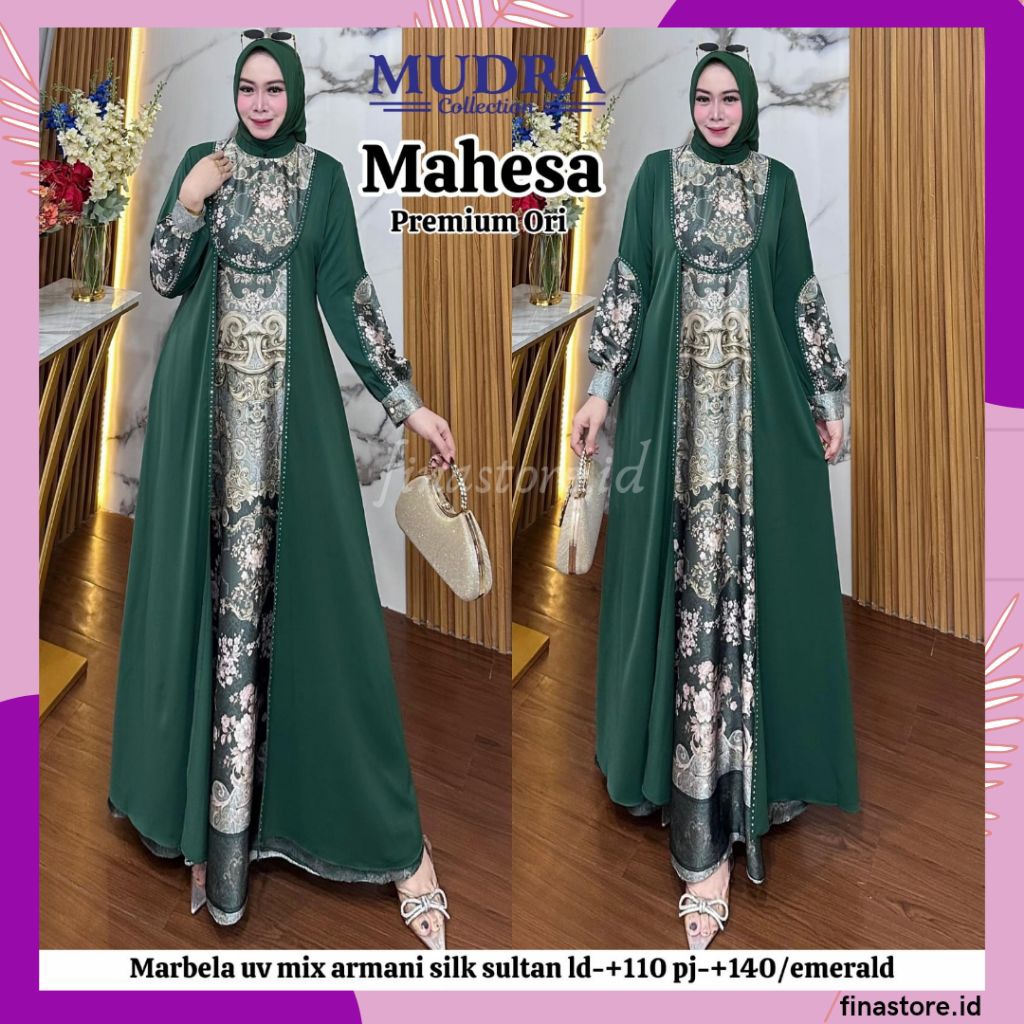 Gamis Mudra Collection / Gamis Terbaru / Gamis Wanita / Gamis Premium / Gamis Pesta / One Set / Sete