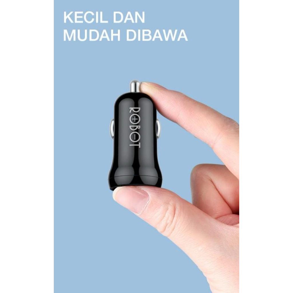 Robot Car Charger Dual Port 2.4A RT-C07