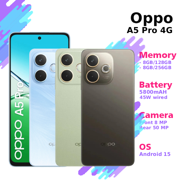 Hp/Smartphone Android Oppo A5 Pro 4G 8/128 GB | 8/256 GB