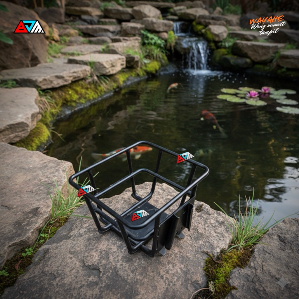 Keranjang Depan Sepeda Lipat Front Block