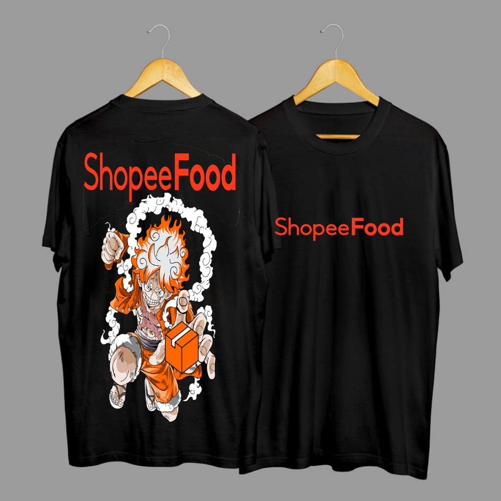 Kaos Tshirt Baju Distro Shopee Food Anime Box Paket Kurir Ekspedisi Premium Terbaru