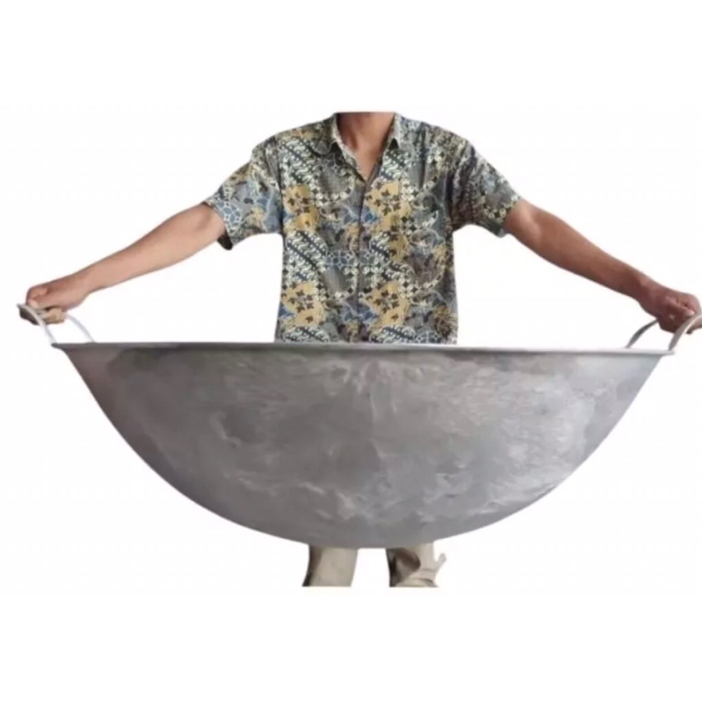 wajan besar wajan jumbo wajan cor Aluminium tebal masak besar