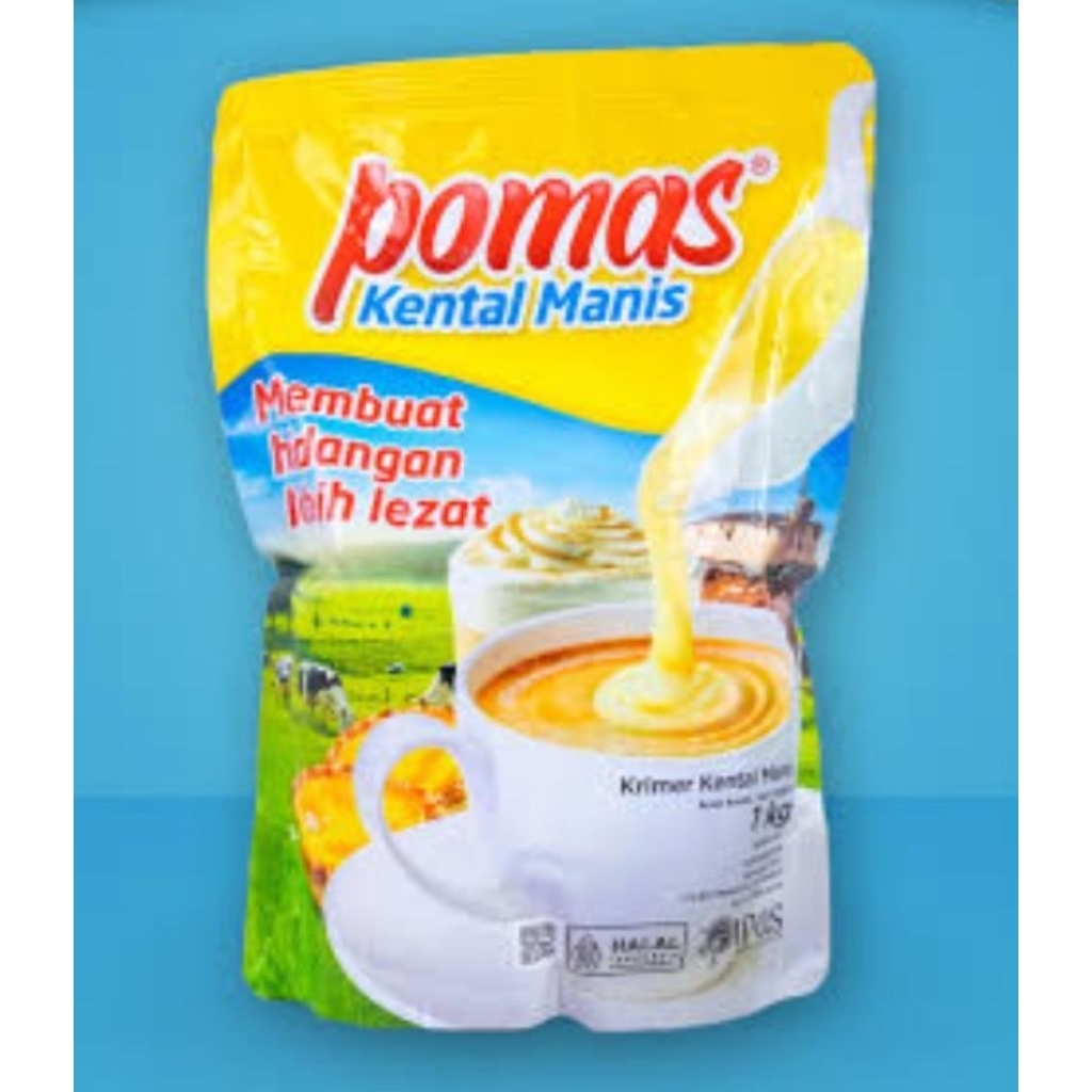 Pomas Kental Manis 1 Kg -:Susu Kental Manis Pilihan