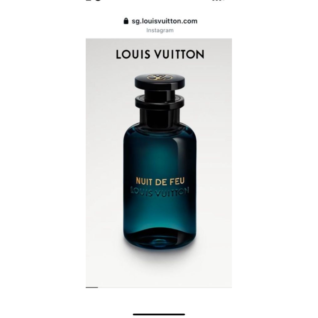 Preloved parfum LV nuit de feu