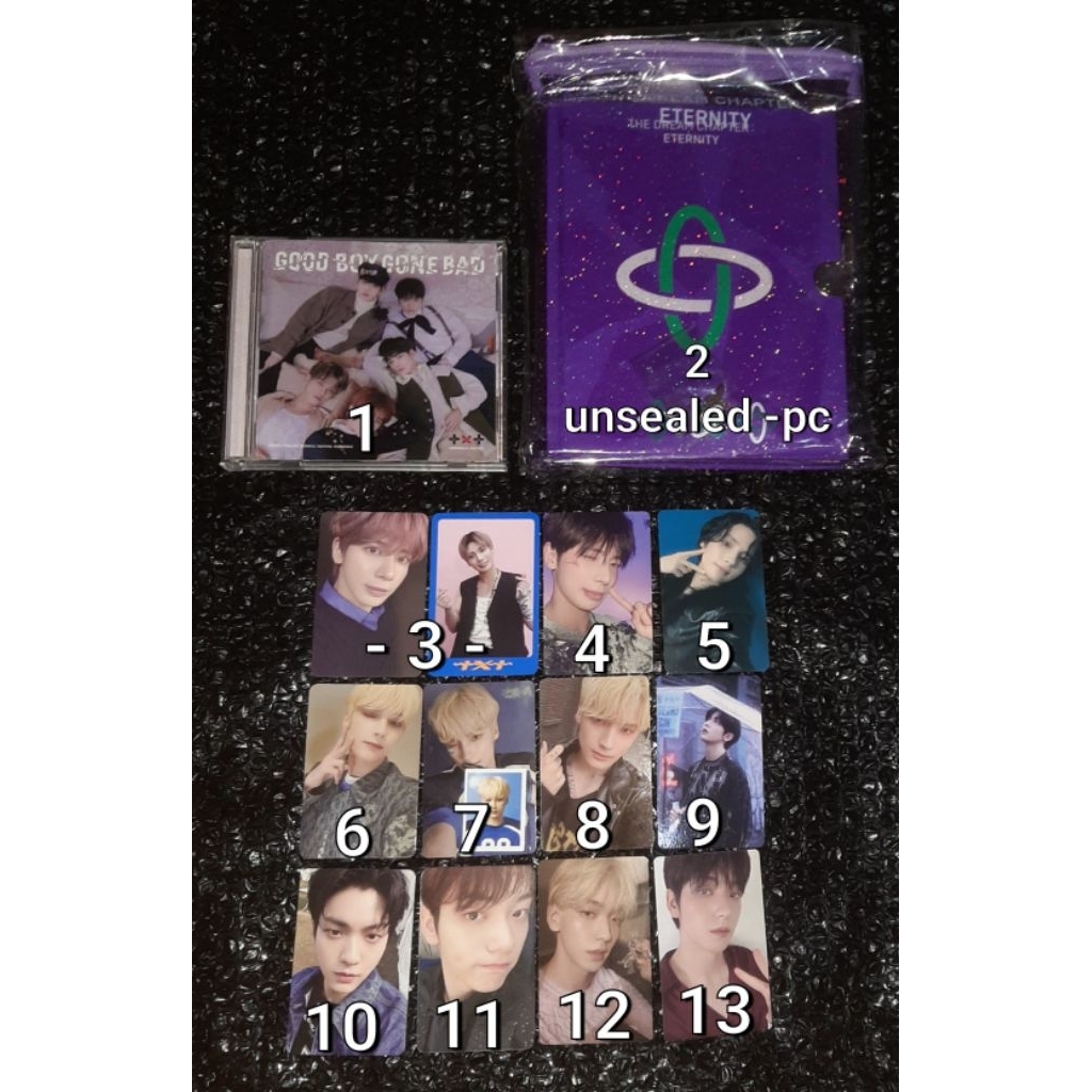 ALBUM ONLY PC PHOTOCARD TXT TAEHYUN HUENINGKAI SOOBIN GOOD BOY GONE BAD JP JEWEL THE DREAM CHAPTER E