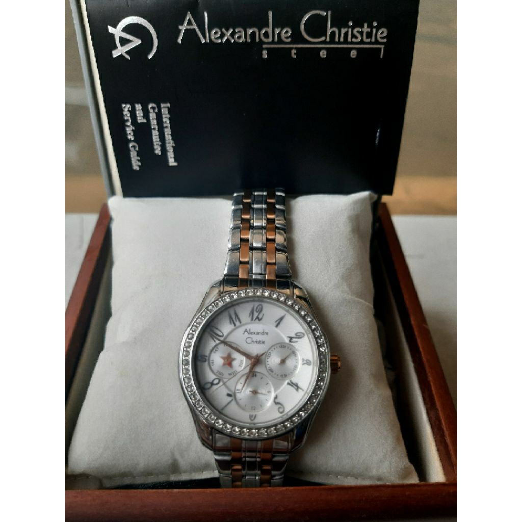 Preloved jam tangan Alexandre Christie (2497BF)