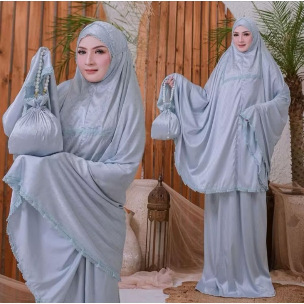 mukena armani silk voile renda