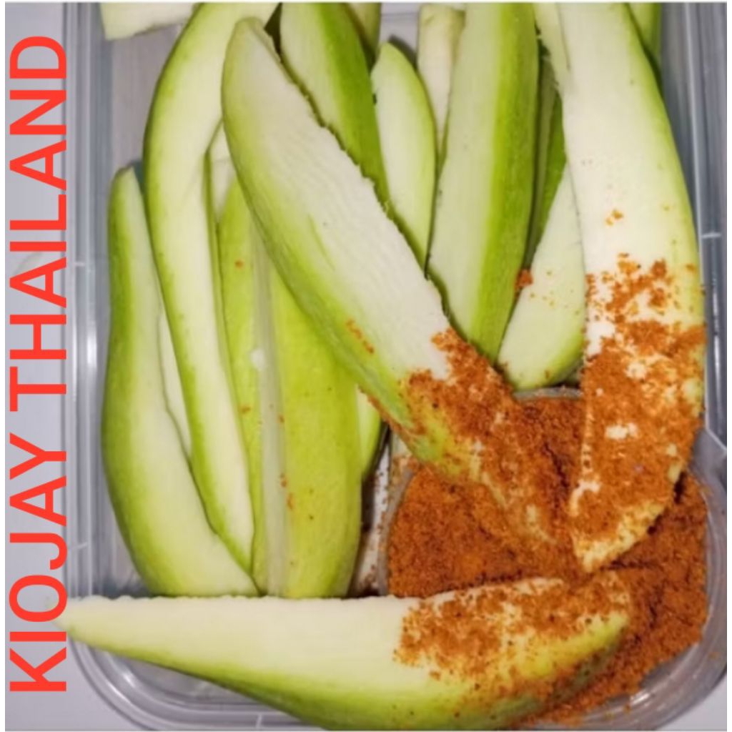 RUJAK MANGGA KIOJAY THAILAND MENTAH GARING KRIUK MANIS )FREE BUMBU BANGKOK