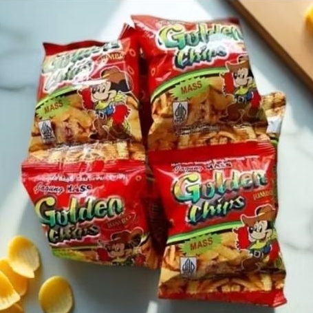 Jajanan jadul Golden Chips