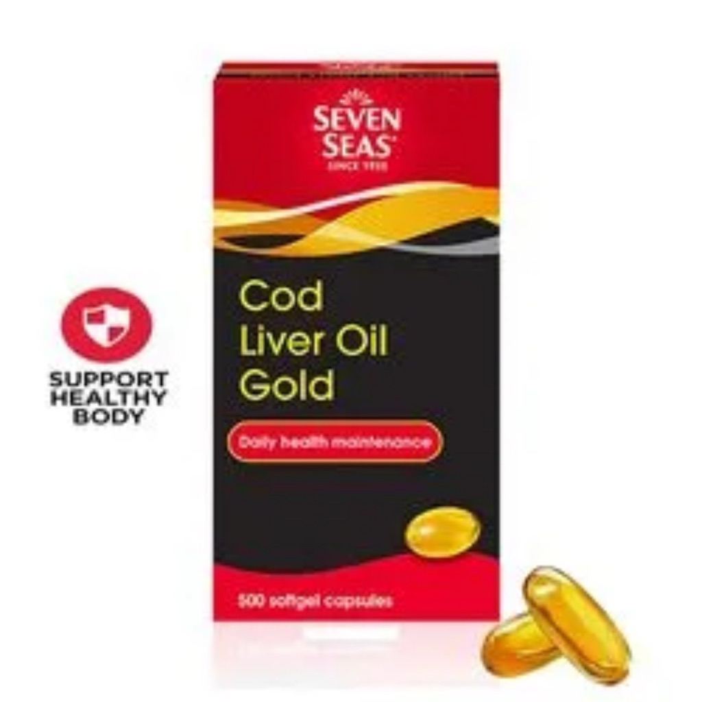 seven seas cod liver oil gold 500s
