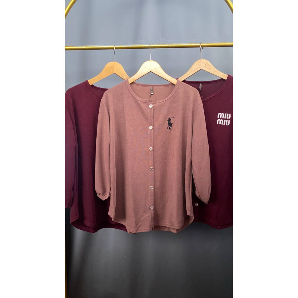 Atasan Polo Busui / Atasan Miumiu Busui / Blouse Polo Busui / Knit Polo Busui / Knit Miumiu Busui / 