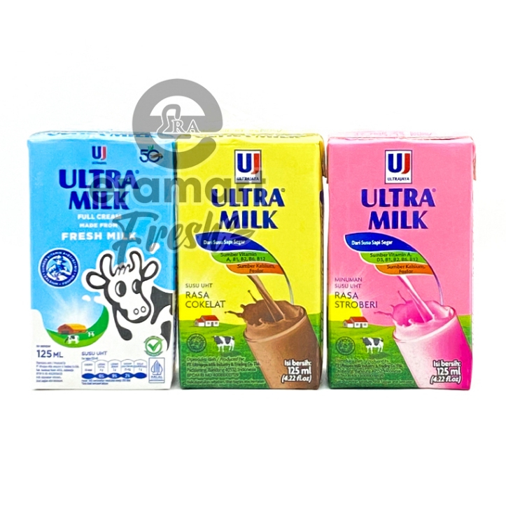 ULTRA MILK 125ML - SUSU UHT KOTAK / ERAMART