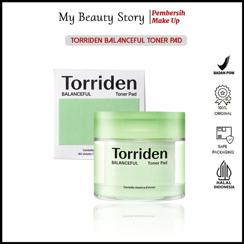Torriden Centella Toner Pad 60pcs Soothe Repair, Soothes and Exfoliates Rough Texture in Oily Sensit