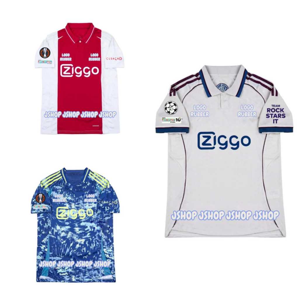 PLAYER ISSUE JERSEY BOLA BAJU BOLA JERSEY FUTSALJERSEY PI AJAX HOME AWAY 24/25 JERSEY PI AJAX 3RD 25