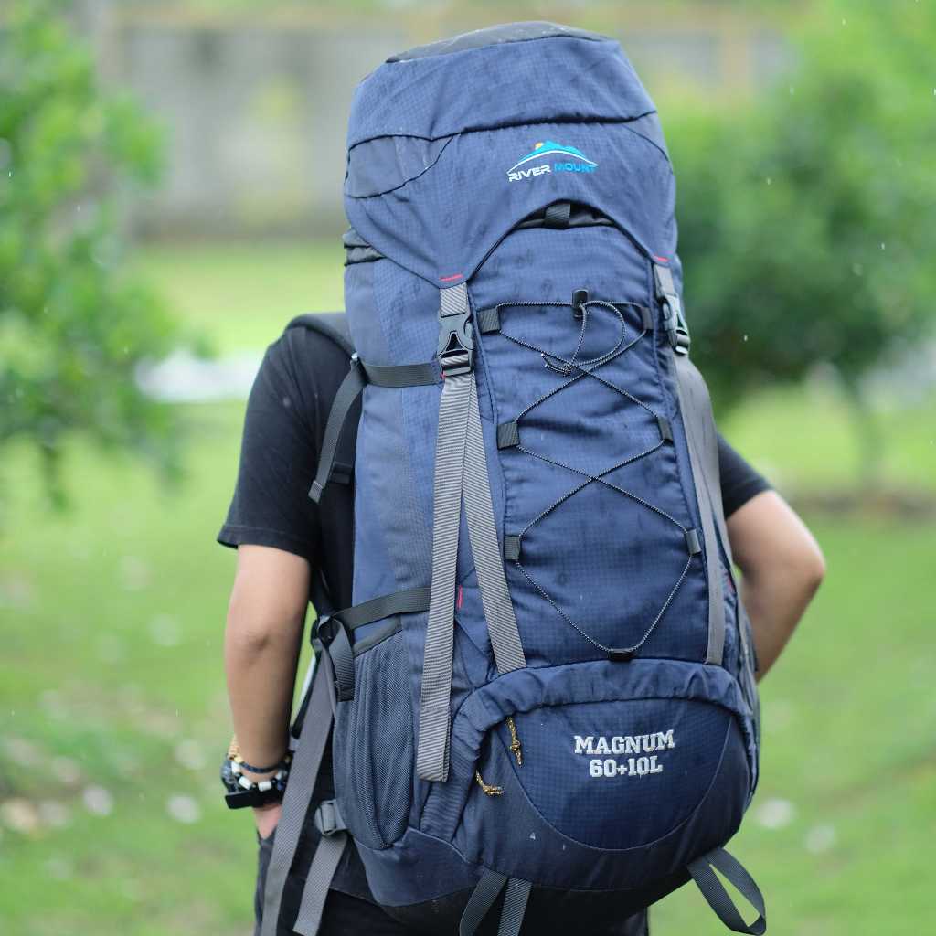 tas carrier rivermount magnum 60+10L  tas gunung bergaransi lifetime