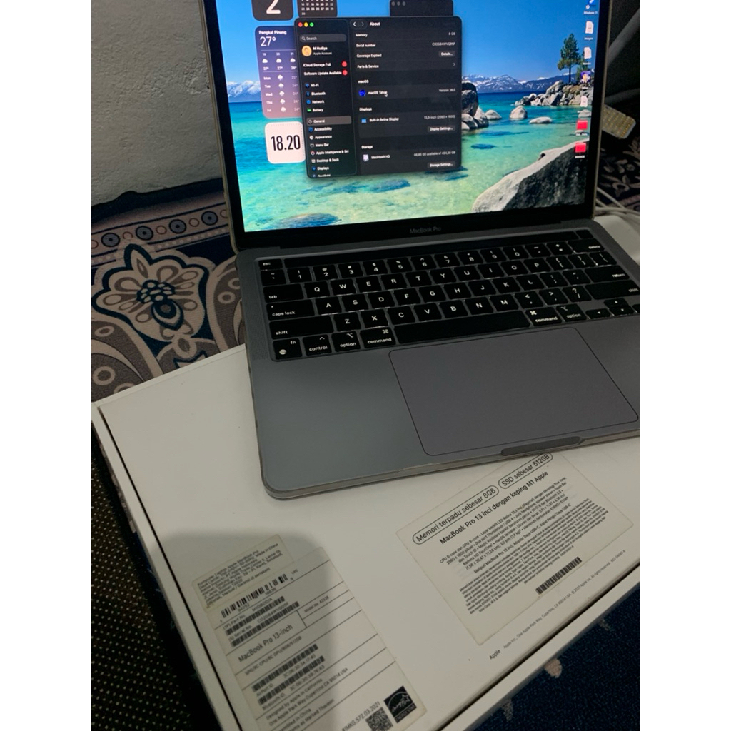 Macbook Pro M1 8/512gb IBOX