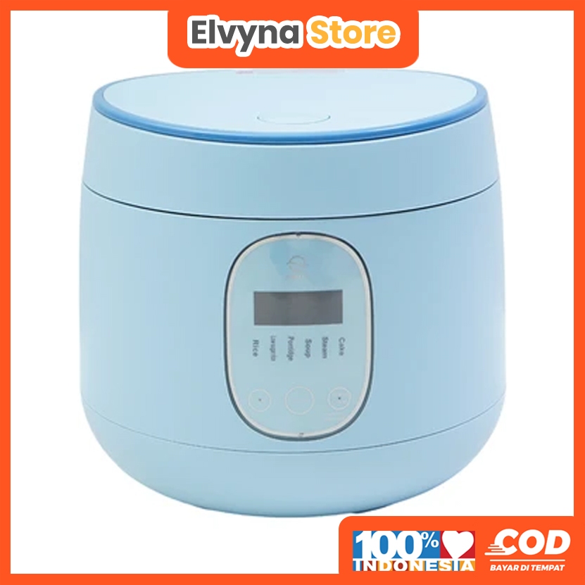 Kels 800 Ml Willo Rice Cooker Low Sugar - Biru