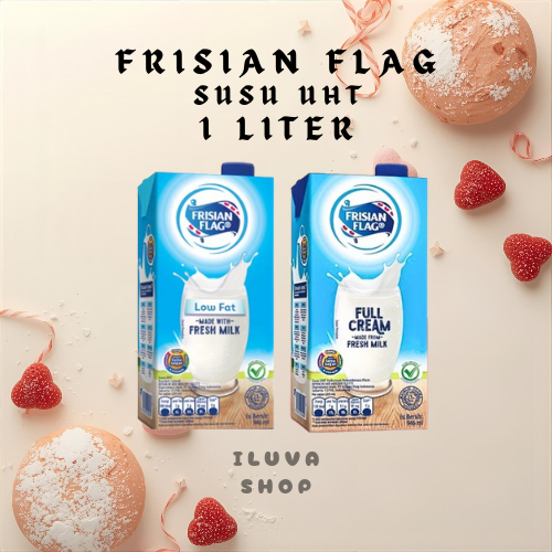 FRISIAN FLAG SUSU UHT FULL CREAM & LOW FAT 1 LITER