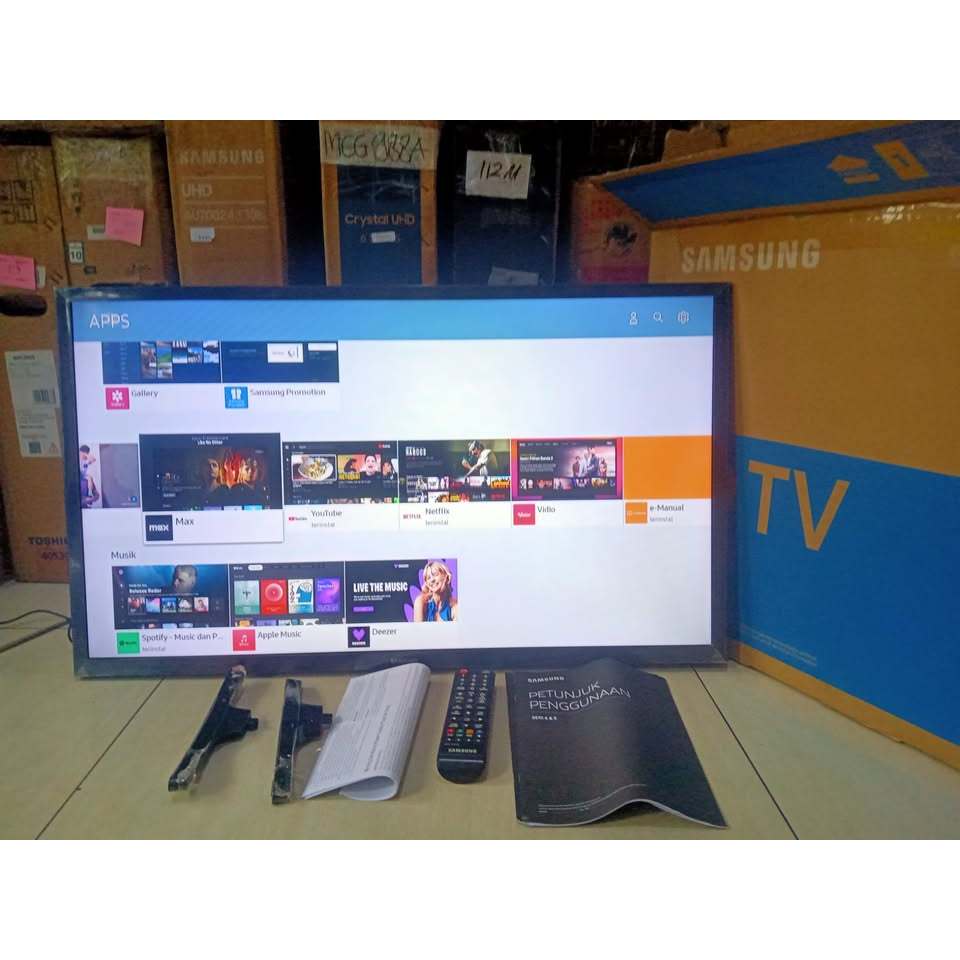 TV LED SAMSUNG 32IN Smart TV Sudah Youtube Digital TV Kondisi bekas pemakaian 4929F