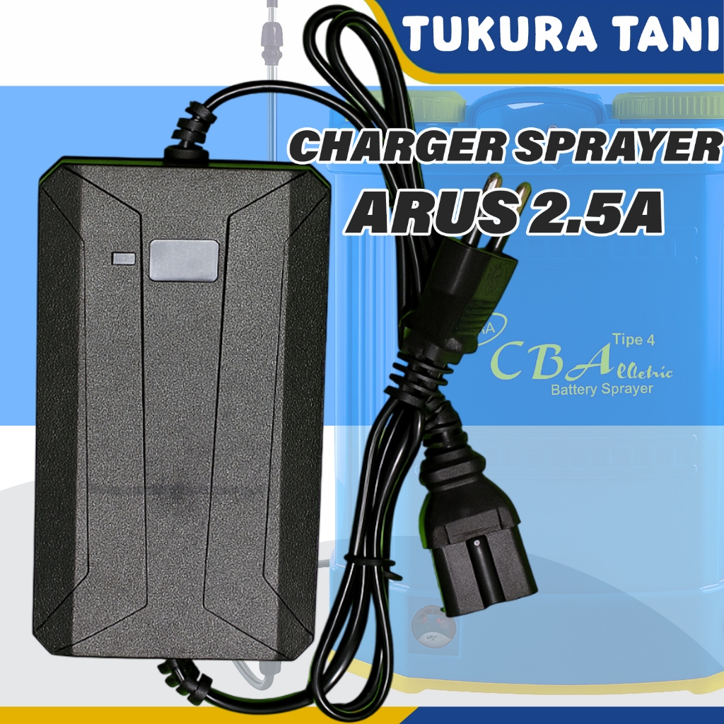 Charger sprayer Arus 2A Pengisi daya cepat untuk sprayer CBA Chota Swan Dll