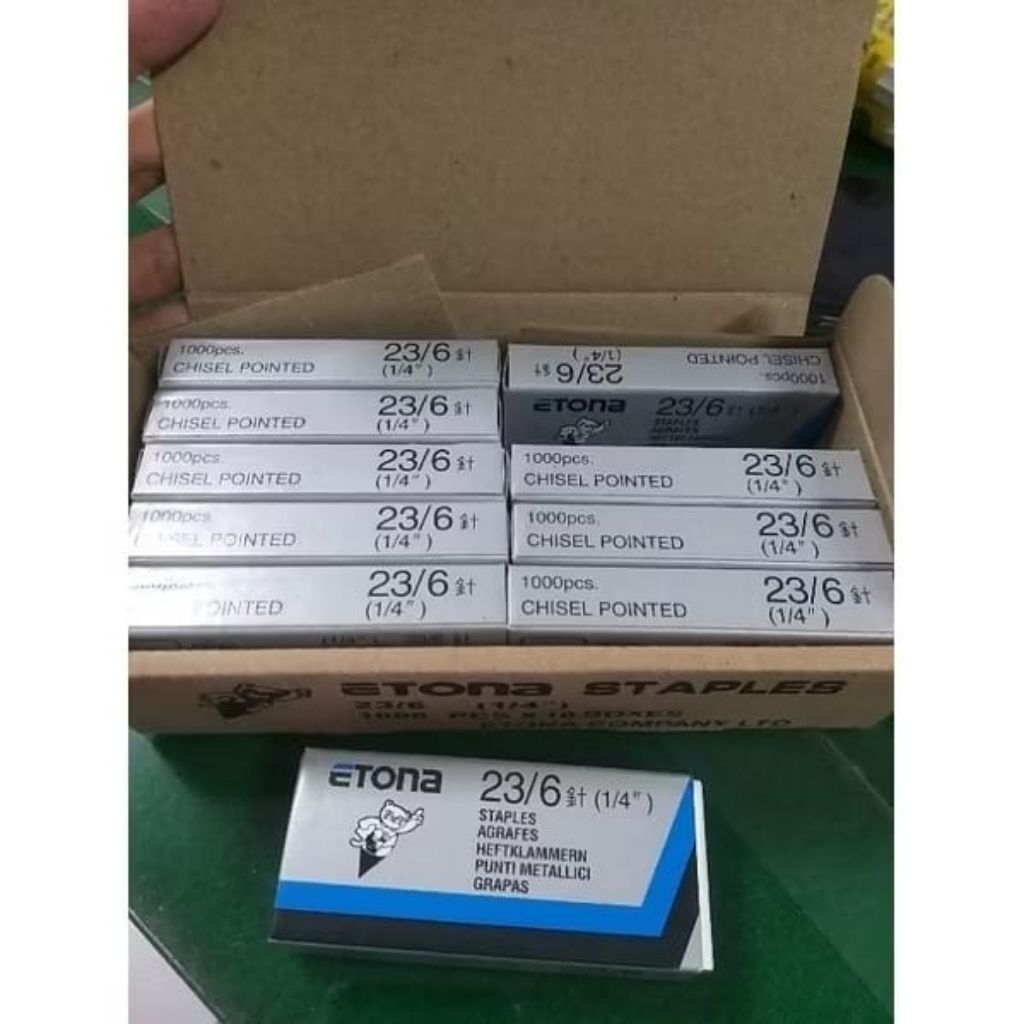 [PCS] STAPLES ETONA 23/6 1/4" / ISI HEKTER ETONA