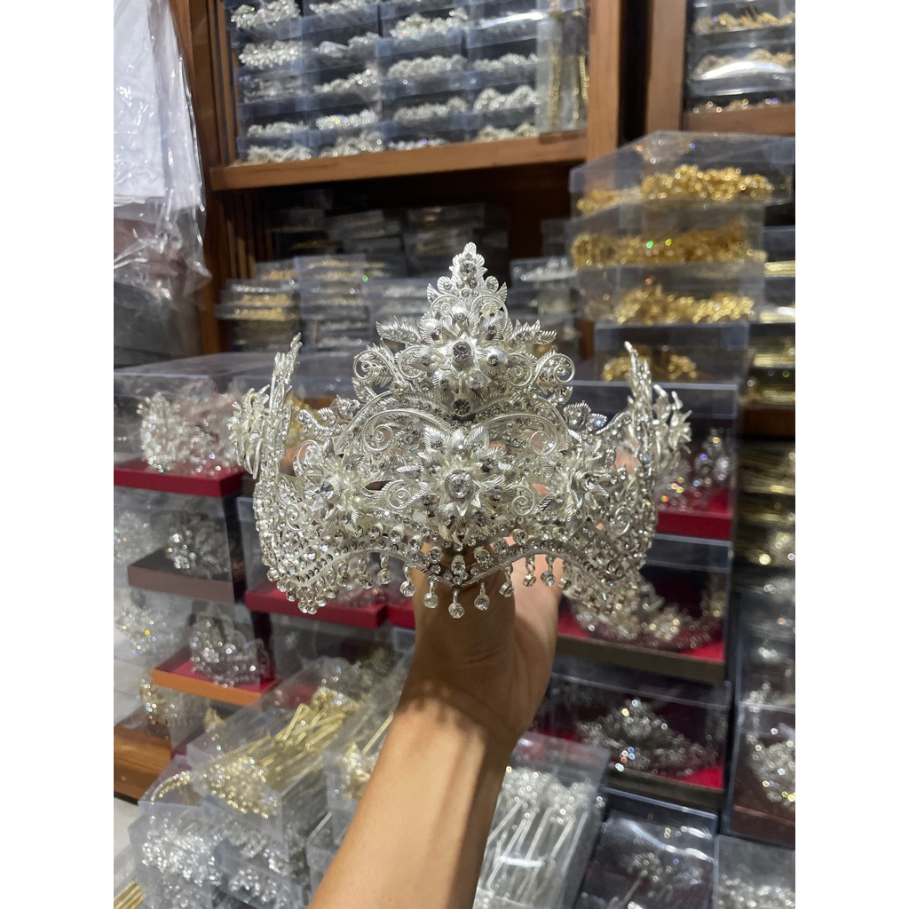 Siger / Mahkota Pengantin Bunga Premium