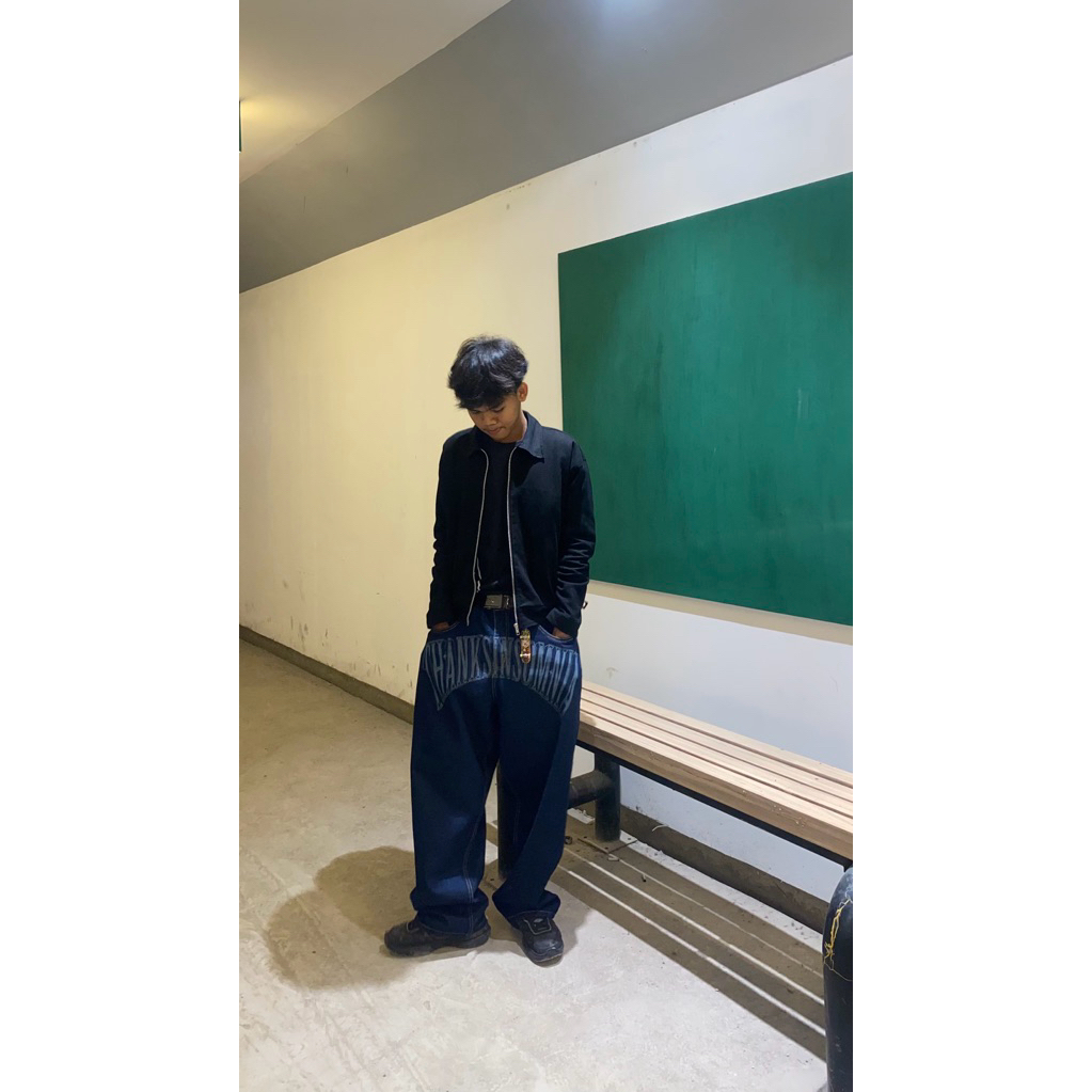 pants draelle arch indigo blue thanksinsomnia