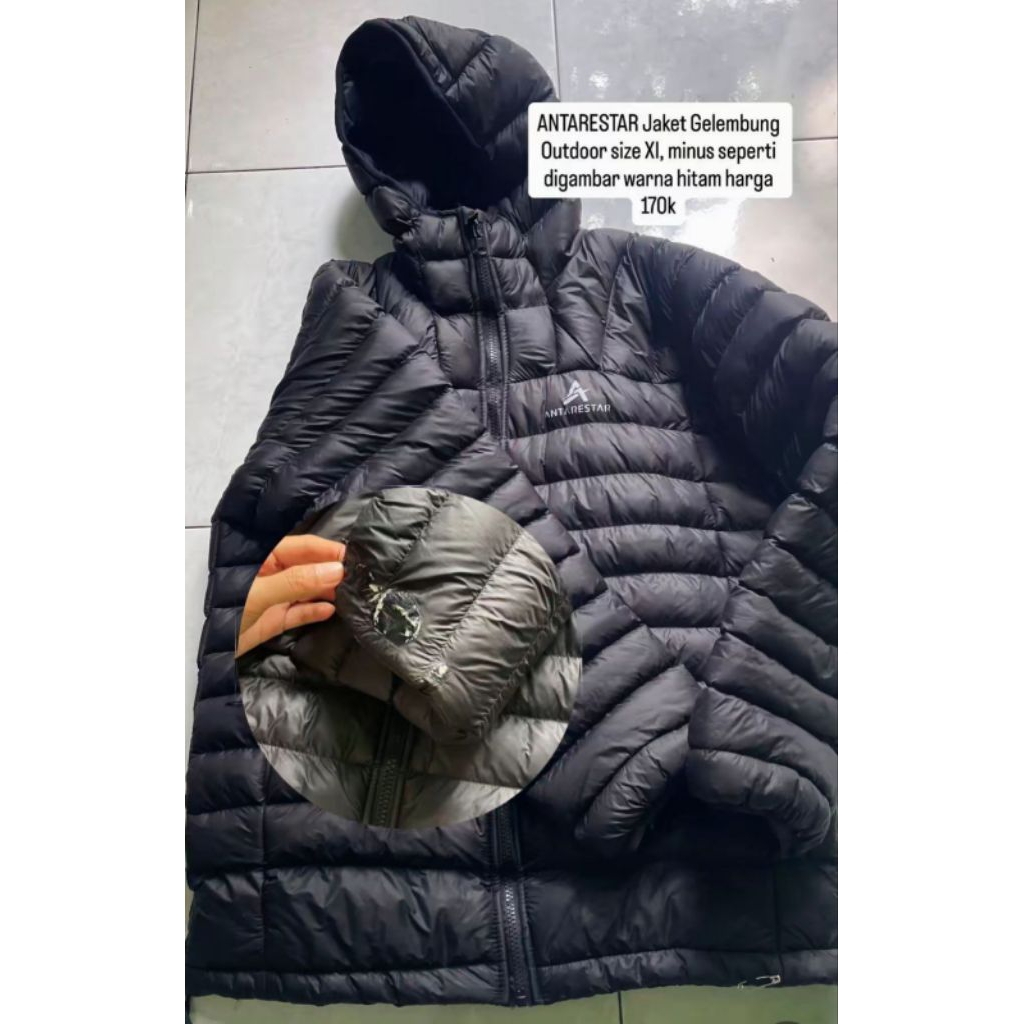 ANTARESTAR jaket gelembung outdoor