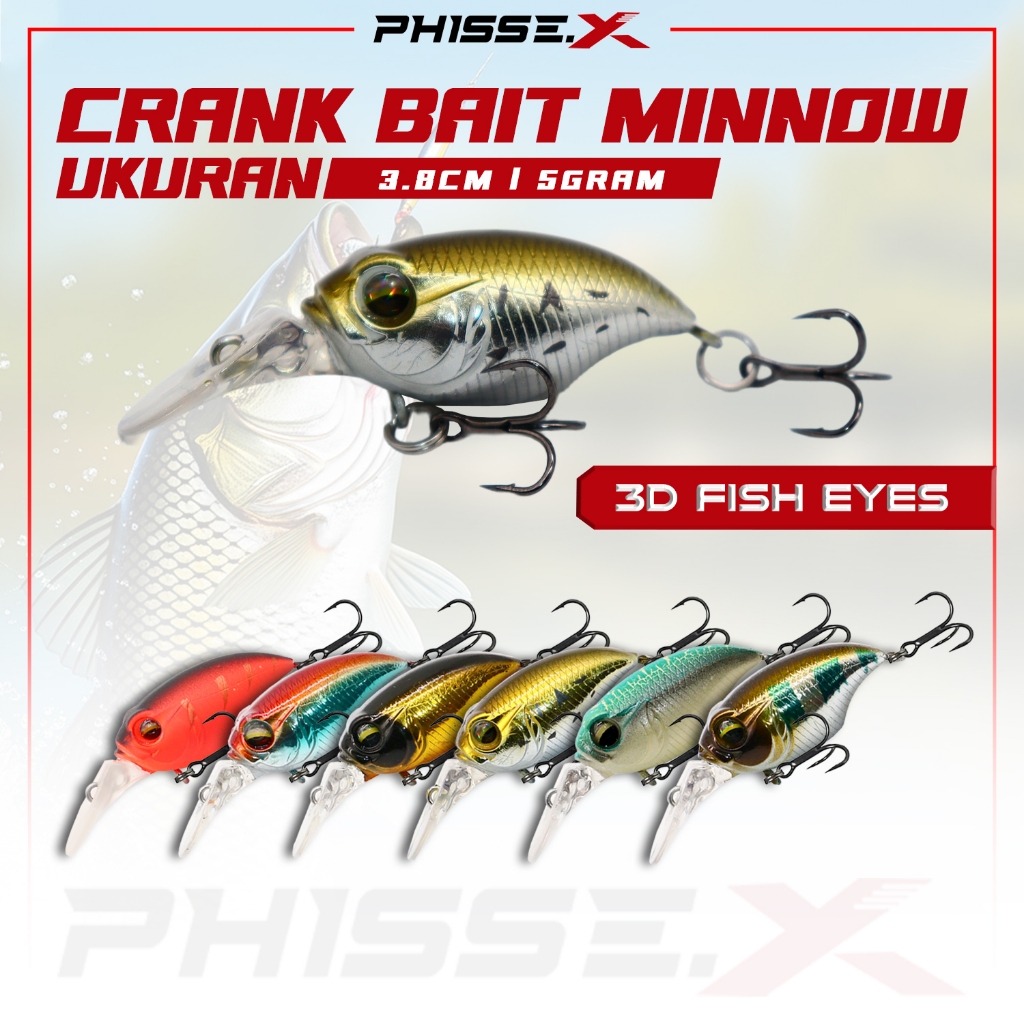PHISSE.X NEW UMPAN MINI UMPAN MINNOW LEMAK