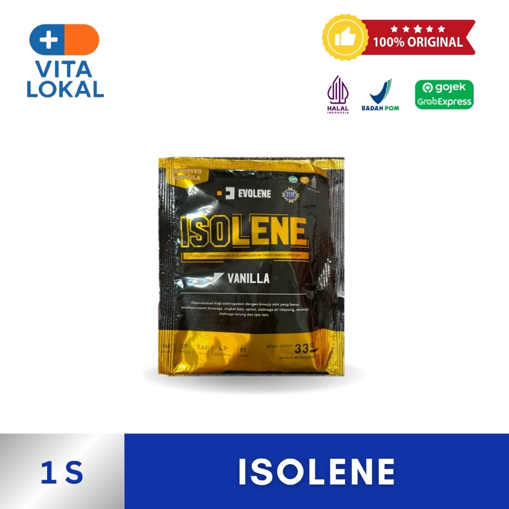 Evolene Isolene 1 Saset Whey Isolate Protein