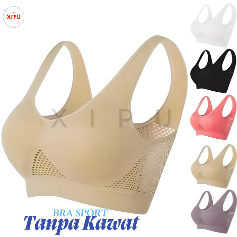 Bra Sport Gym Yoga Bra Jumbo Bra Olahraga Wanita Tanpa Kawat BH Sport Bh Gym Tank Top Bra BH029